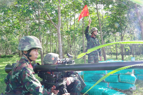 Sư đoàn 968 thông qua phương án thực binh bắn đạn hơi trong diễn tập năm 2025