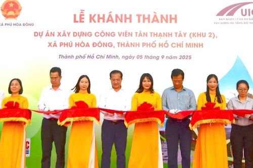 TPHCM khánh thành Công viên Tân Thạnh Tây (khu 2): Không gian xanh mới cho người dân