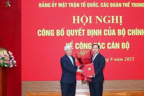 Ông Nguyễn Phi Long được chỉ định giữ chức Phó Bí thư Đảng ủy Mặt trận Tổ quốc, các đoàn thể Trung ương