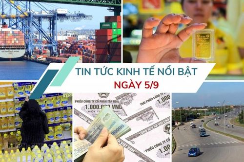 Tin tức kinh tế ngày 5/9: Cán cân thương mại hàng hóa tháng 8/2025 thặng dư 3,72 tỷ USD