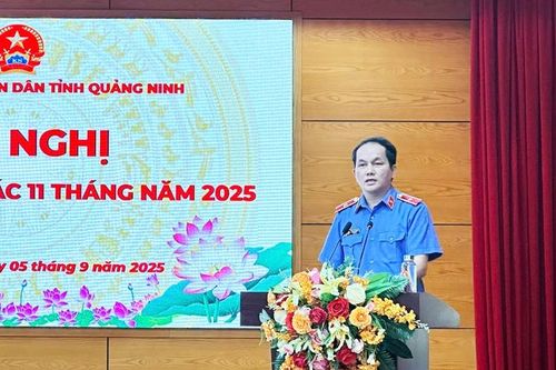 VKSND tỉnh Quảng Ninh tổ chức Hội nghị giao ban công tác 11 tháng năm 2025