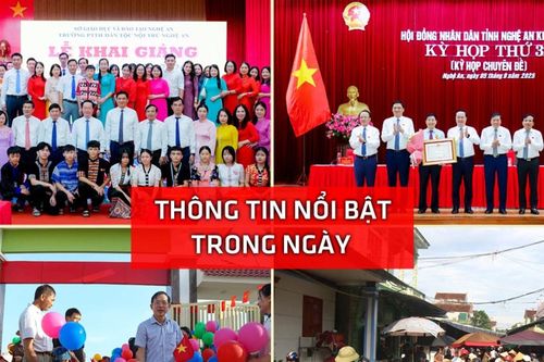 Nghệ An: Thông tin nổi bật ngày 5/9