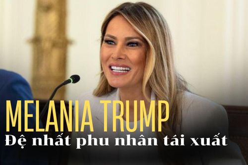 Đệ nhất phu nhân Hoa Kỳ Melania Trump tái xuất