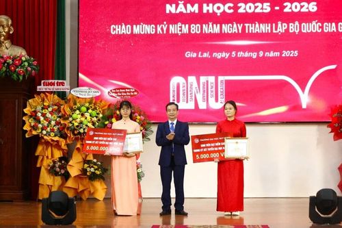 Trường Đại học Quy Nhơn khai giảng năm học 2025-2026, chào đón gần 4.800 tân sinh viên