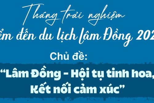 Tháng trải nghiệm điểm đến du lịch tỉnh Lâm Đồng năm 2025