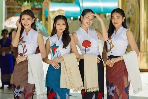 Hoa hậu Thanh Thủy gây chú ý cùng các nàng hậu Myanmar