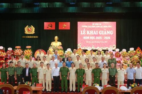 Trường Cao đẳng CSND I khai giảng năm học mới