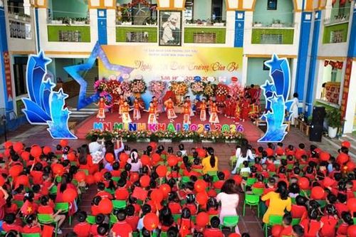 Hà Nội: Trường Mầm non Minh Khai hòa chung ngày hội 'Đến trường của bé'