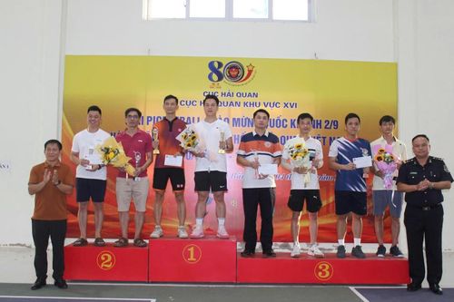 Giải Pickleball chào mừng 80 năm Ngày truyền thống Hải quan Việt Nam