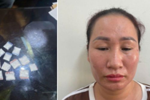 Giả danh bán nước vỉa hè, 'nữ quái' ở Hải Phòng giấu cả chục túi ma túy
