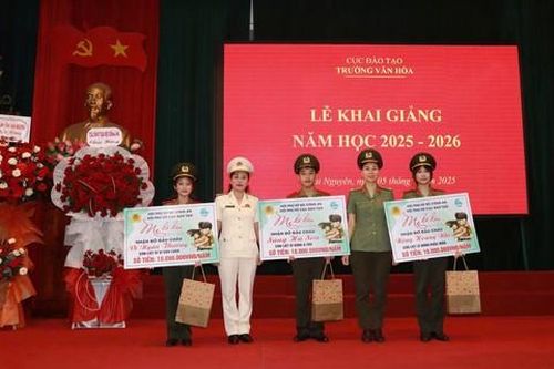 Hội Phụ nữ Cục Đào tạo (Bộ Công an) tiếp tục triển khai chương trình 'Mẹ đỡ đầu'
