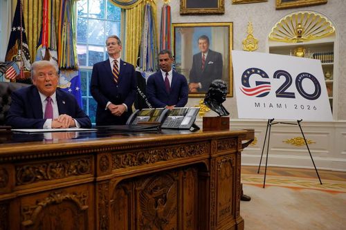 Ông Trump mời ông Putin, Tập Cận Bình đến G20 năm 2026