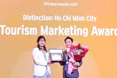 Thành phố Hồ Chí Minh được vinh danh Giải thưởng Tiếp thị Du lịch xuất sắc