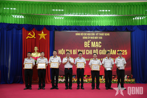 Nhà máy X55 Hải quân tổ chức Hội thi Bí thư chi bộ giỏi