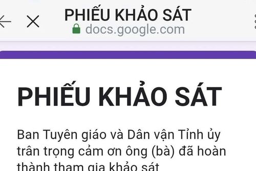 An Giang khảo sát ý kiến về đổi mới giáo dục và đào tạo