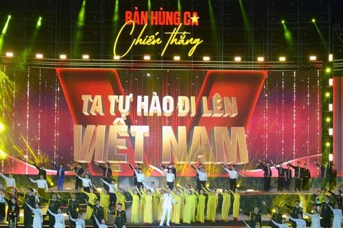 Hào hùng chương trình chính luận nghệ thuật 'Bản hùng ca chiến thắng'
