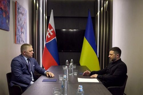 Tổng thống Ukraine gặp Thủ tướng Slovakia dù có nhiều bất đồng