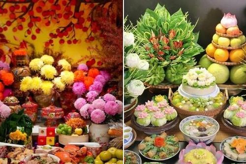 Mẹ đảm đứng bếp 4 tiếng, làm mâm cỗ Rằm tháng 7 đẹp mỹ mãn