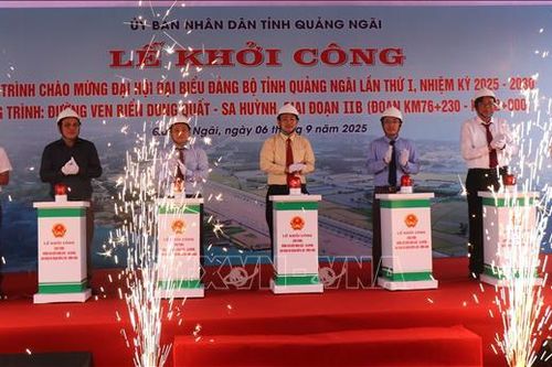 Khởi công Dự án đường ven biển Dung Quất – Sa Huỳnh, giai đoạn IIb
