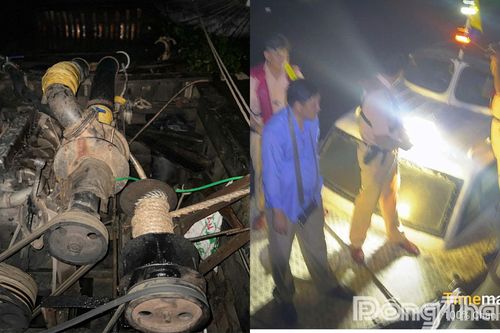 Triệt phá nhóm tàu hút cát dùng flycam 'canh gác'