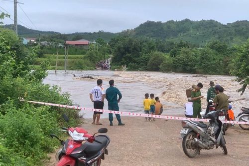 Cảnh báo lũ trên sông Ba