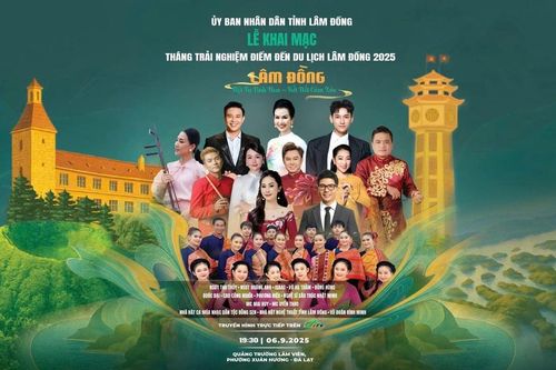 Nhiều nghệ sĩ, ca sĩ sẽ góp mặt trong Lễ khai mạc Tháng trải nghiệm du lịch Lâm Đồng tối 6/9