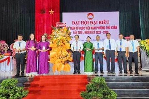 Phú Xuân tổ chức Đại hội Mặt trận Tổ quốc Việt Nam phường lần thứ I