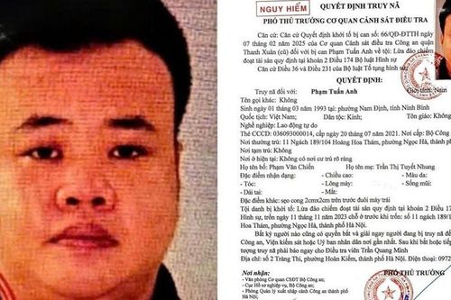 Hà Nội: Truy nã Phạm Tuấn Anh