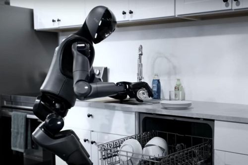 Robot sắp thành giúp việc AI: Biết gấp khăn, xếp bát đĩa