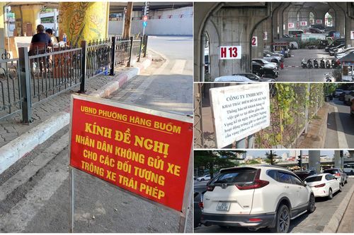 Cập nhật hình ảnh trái ngược của các bãi trông giữ xe dưới gầm cầu ở Hà Nội