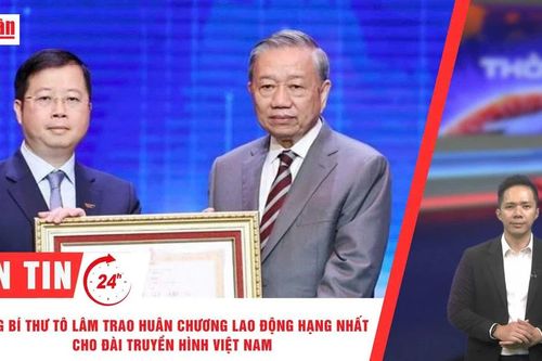 Thời sự 24h ngày 7/9/2025: Tổng Bí thư Tô Lâm trao Huân chương Lao động hạng Nhất cho Đài Truyền hình Việt Nam
