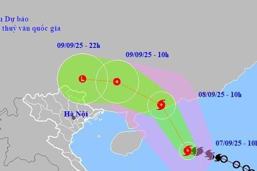 Bão số 7 hướng vào Trung Quốc, 6 tỉnh miền Bắc Việt Nam sắp đón mưa lớn diện rộng