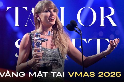 Taylor Swift vắng mặt tại MTV VMAs 2025