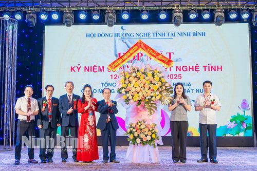 Hội đồng hương Nghệ Tĩnh tại Ninh Bình kỷ niệm 95 năm Xô Viết Nghệ Tĩnh