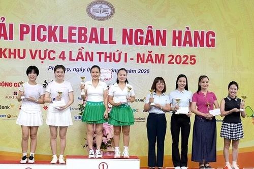 Bế mạc Giải Pickleball Ngân hàng Khu vực 4 lần thứ 1