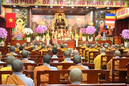 Hải Phòng: Trang nghiêm Lễ tác pháp Tự tứ tại trường hạ chùa Nam Hải