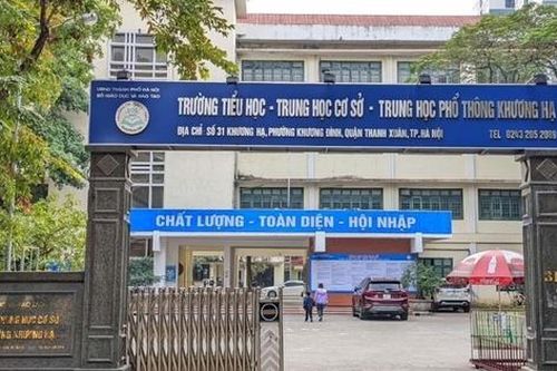Hà Nội cách chức hiệu trưởng Trường Khương Hạ do sai phạm tiền tỷ