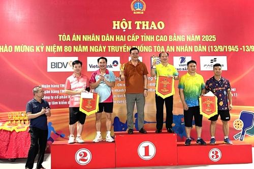 Giải Pickleball, Kéo co chào mừng 80 năm Ngày truyền thống Tòa án nhân dân
