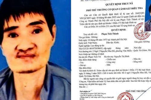 Truy nã đối tượng Phạm Tích Thành