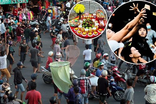 Tục 'giật cô hồn' Rằm tháng 7: Từ nét văn hóa đến cảnh tranh giành hỗn loạn