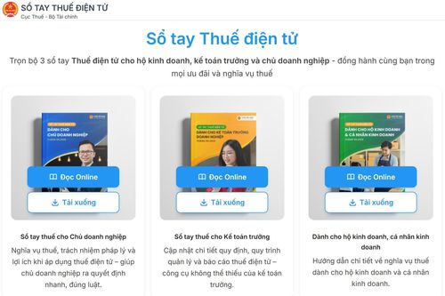 Ra mắt bộ 3 cuốn sổ tay điện tử hỗ trợ người nộp thuế