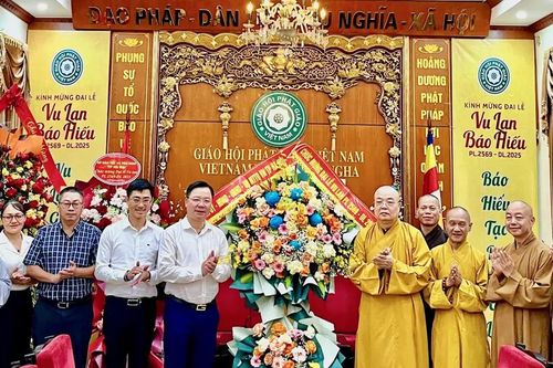 Sở Dân tộc và Tôn giáo Hà Nội chúc mừng Đại lễ Vu Lan 2025