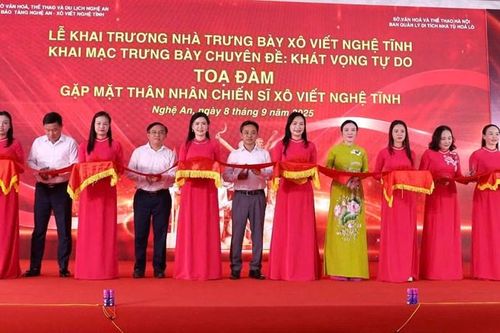 Khai trương Nhà trưng bày Xô viết Nghệ Tĩnh và gặp mặt thân nhân các chiến sĩ cách mạng