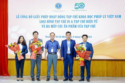 Công bố giấy phép hoạt động Tạp chí khoa học pháp lý Việt Nam và ra mắt các ấn phẩm