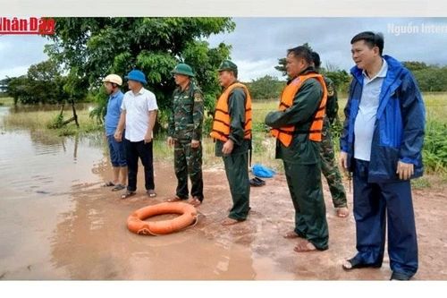 Bộ đội Biên phòng Đắk Lắk ứng phó mưa lũ vùng biên