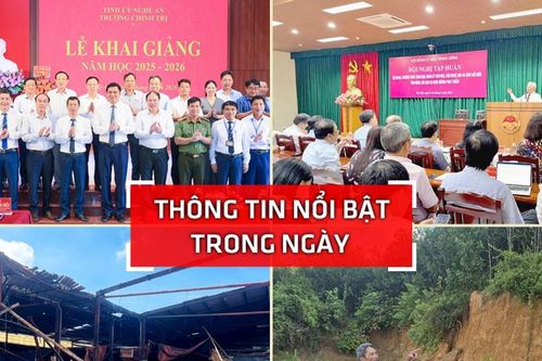 Nghệ An: Thông tin nổi bật ngày 8/9