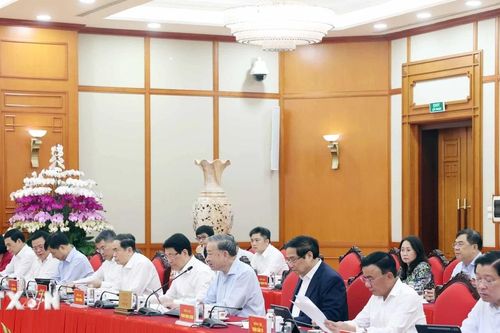 Bộ Chính trị cho ý kiến về công tác chuẩn bị Đại hội Đảng bộ Công an Trung ương