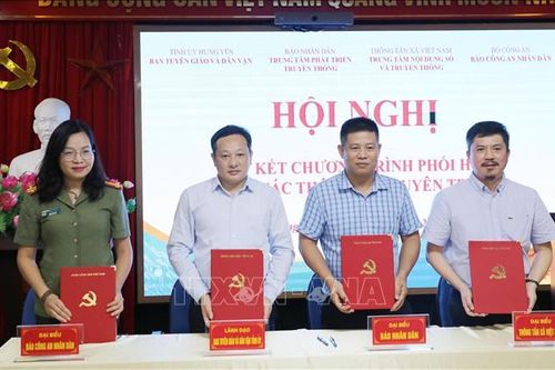 Đẩy mạnh phối hợp công tác thông tin, tuyên truyền giữa tỉnh Hưng Yên và Thông tấn xã Việt Nam