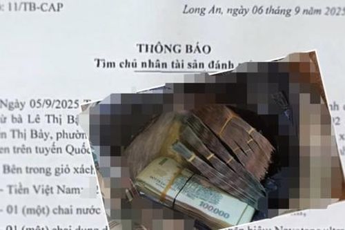 Tìm người đánh rơi túi xách tiền trên quốc lộ
