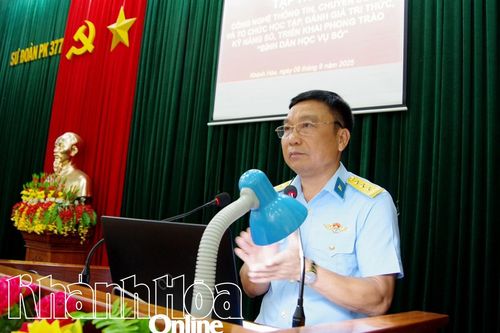 Sư đoàn Phòng không 377 tập huấn công nghệ thông tin, chuyển đổi số năm 2025